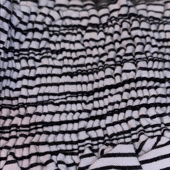 black and white striped shorts - Picture 2 of 3